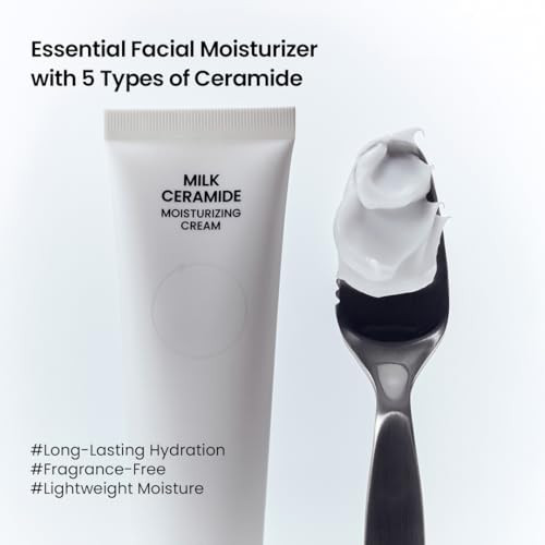 Beplain Milk Ceramide Moisturizing Cream Intense Hydration For Glowy Skin 5Multi Ceramide 1.69 Fl.Oz