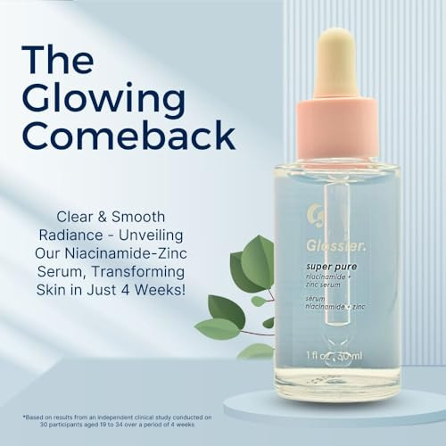 Glossier Super Pure Clarifying Face Serum With Niacinamide + Zinc / 1 Fl Oz