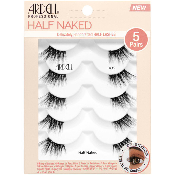 Ardell Half Lashes 434 Delicately Handcrafted False Eyelashes Wispy Cat Eye 1 Pack