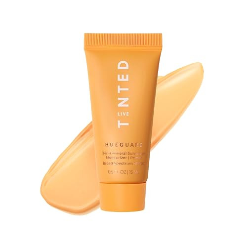 Live Tinted Hueguard Mini 3In1 Mineral Sunscreen Moisturizer and Primer For Face And 0.5 Fl Oz