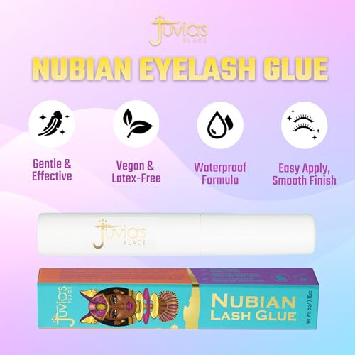JuviaS Place Nubian Eyelash Glue Waterproof Lash Glue For Eyelash Extensions Latex
