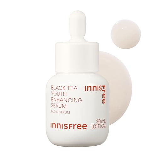 Innisfree Black Tea Youth Serum Korean AntiAging Treatment With Niacinamide For Radiance