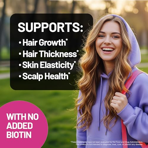 Naturewise Hair Growth Plus Hair Growth Supplements Women and Men With Clinically 15 Fl Oz