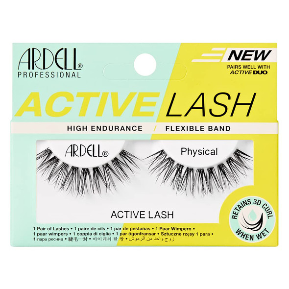 Ardell Active Strip Lashes Chin Up Waterproof and Sweatproof False Eyelashes For