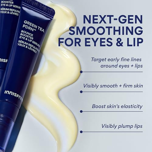 Innisfree Green Tea Pdrn Bounce Booster Eye and Lip Serum Korean Eye