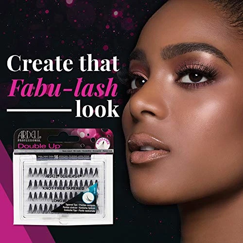 Ardell Individual Lashes False Eyelashes Double Up Soft Touch Long Black Diy 4 Pack