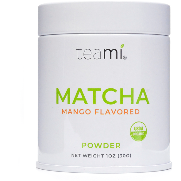 Matcha Powder Tins Mango Falvor 1oz by Teami