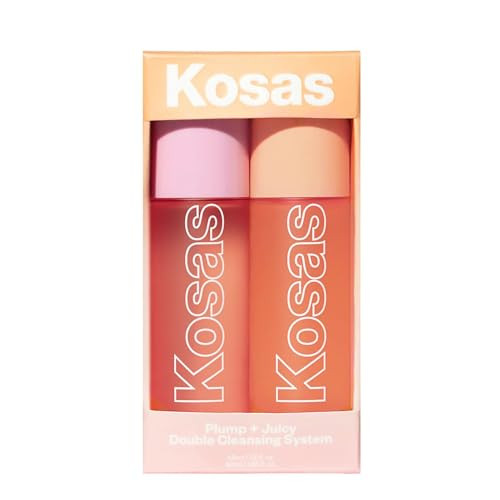 Kosas Mini Plump + Juicy Double Cleansing System Botanical Oil Cleanser +