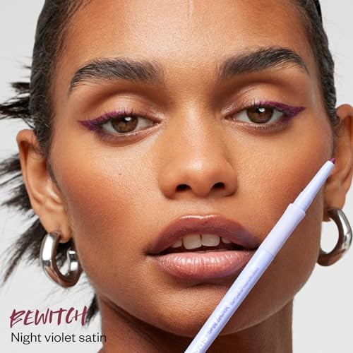 Kosas Soulgazer Intensifying Waterproof Gel Eyeliner Bewitch Night Violet Satin. Bonus Premium