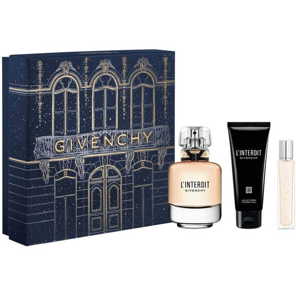Givenchy LInterdit Eau De Parfum Set Edp + Body Lotion + 2.7 Fl. Oz