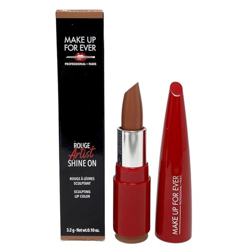 Make Up For Ever Rouge Artist Shine On Sculping Lip Color 130 Jubilant Caramel / 0.10 Oz 3.2 G