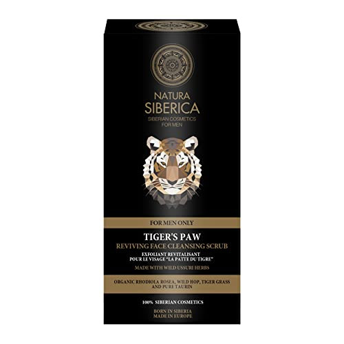 Natura Siberica For Men Only TigerS Paw Face Cleansing Scrub 150Ml