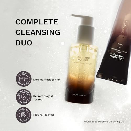 Haruharu Wonder Complete Cleansing Duo Deep Cleanse Routine Makeup Remover Low 5.5Ph