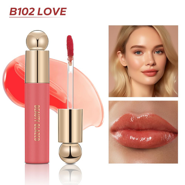 Myuango Hydrating Lip Care Lip Tint Moisturizing Lip OilShiny Lip Glow Vegan