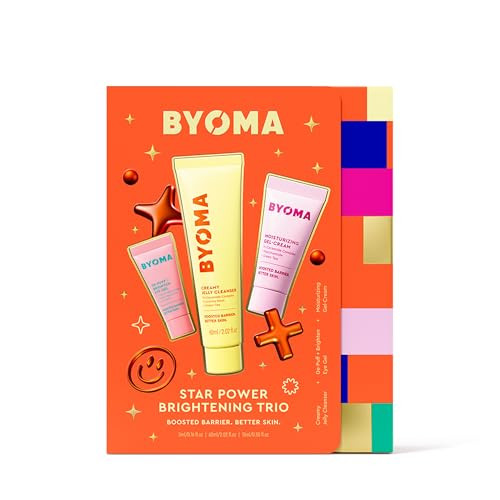 Byoma Star Power Brightening Trio Travel Size Skincare Set Mini Eye Gel