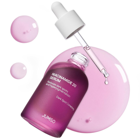 Jumiso 20% Niacinamide Dark Spot Correcting Serum For Face Txa Glutathione Hexylresorcinol 1.35 Fl Oz