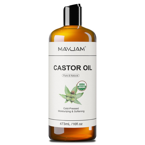 Mayjam Organic Jojoba Oil For Skin Hair Face Nails Care Usda 16 Fl Oz
