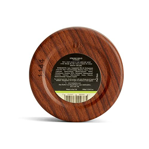 Dear Barber Mens Hair Styling Pomade Strong Hold and High Shine Finish Controls 3.38 Fl Oz