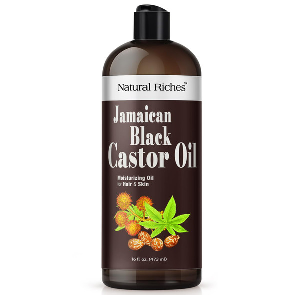Natural Riches Organic Argan Oil Moisturizing Oil For Hair Face and Skin Cold 16 Fl Oz
