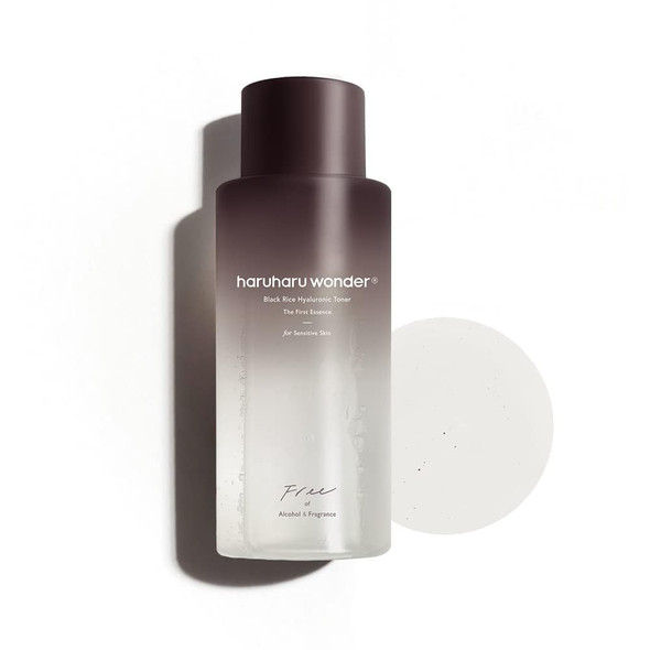 Haruharu Wonder Black Rice Hyaluronic Toner For Sensitive Skin Alcohol Fragrance 10.1 Fl.Oz