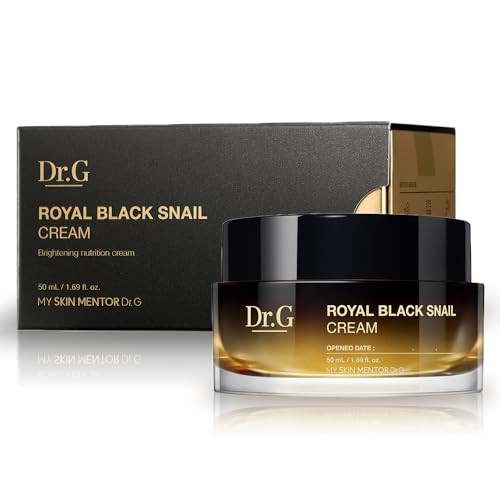Dr.G G Royal Black Snail Cream Korean Moisturizer Snail Mucin Moisturizer Korean 50Ml