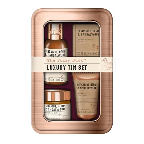 Baylis & Harding The Fuzzy Duck Bergamot Hemp and Sandalwood MenS Luxury Grooming Tin