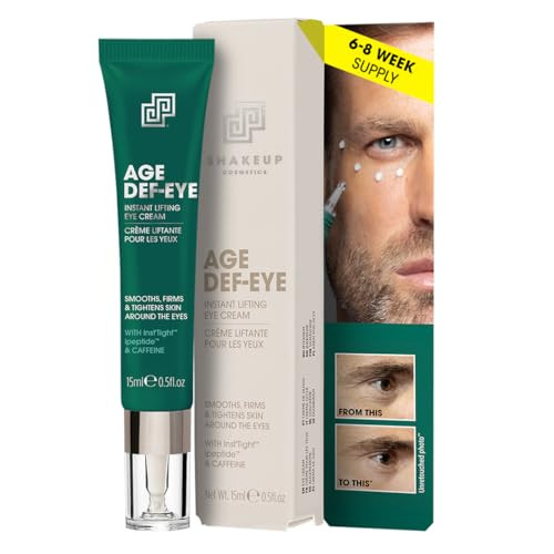 Shakeup Cosmetics Age DefEye MenS Peptide Caffeine Eye Cream Peptide Caffeine Eye Cream 15Ml