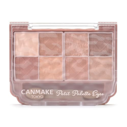 Canmake Petit Palette Eyes Matte Type Eyeshadow Palette W/Applicator Tip M01 Maple 0.07Oz 2G