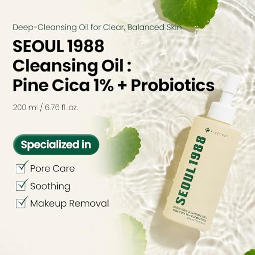 K-Secret KSecret Seoul 1988 Cica Cleansing Oil Deep Pore Cleansing and Gentle 200Ml