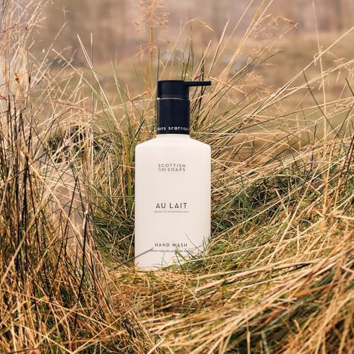 Scottish Fine Soaps Au Lait Hand Wash White Vegan Friendly Creamy Fresh Scent With 300Ml