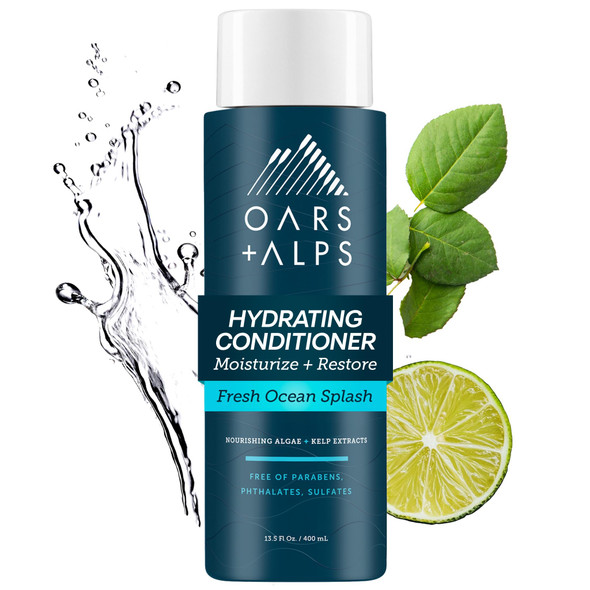 Oars + Alps MenS Sulfate Hydrating Shampoo Infused With Kelp and Algae Extracts 13.5 Fl Oz 1 Pack