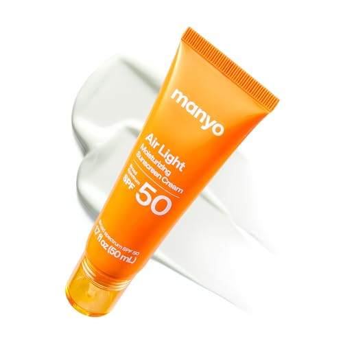 Ma:Nyo Manyo Air Light Moisturizing Sunscreen CreamSpf 50Lightweight No White CastTxa and 1.69 Fl.Oz