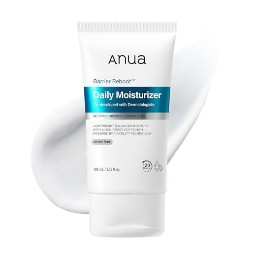 Anua Barrier Reboot Daily Moisturizer Ceramide Barrier Care Face Cream With Panthenol 3.38 Fl Oz