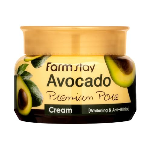 Farmstay Avocado Premium Pore Cream AntiAging Wrinkle Cream With Avocado Oil Smoothes 3.5 Oz