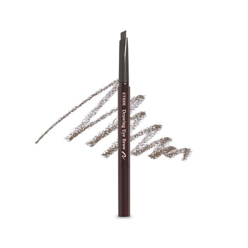 Etude Drawing Eye Brow 2 Grey Brown Long Lasting Eyebrow Pencil For