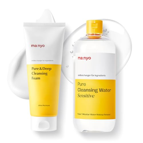 Ma:Nyo Pure Cleansing Water Sensitive and Pure Deep Cleansing Foam 16.9Fl Oz