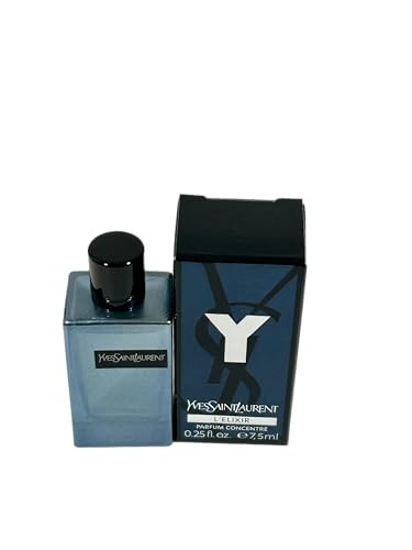 Yves Saint Laurent Ysl Y Elixir Men Perfume LElixir Parfum Mini Splash On Small 7.5 Ml