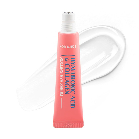 Farmstay Vitamin and Collagen RollOn Eye Serum Hydrating and Firming Eye Care 0.84 Fl. Oz