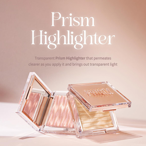 Clio Professional Prism Highlighter Makeup High Glossy Face Illuminator and Pearl Shimmer Smooth