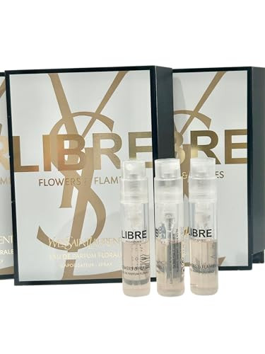 Yves Saint Laurent Ysl Libre Flowers and Flames Edp Sample Women Perfume / Set 1.2 Ml Set Of 3