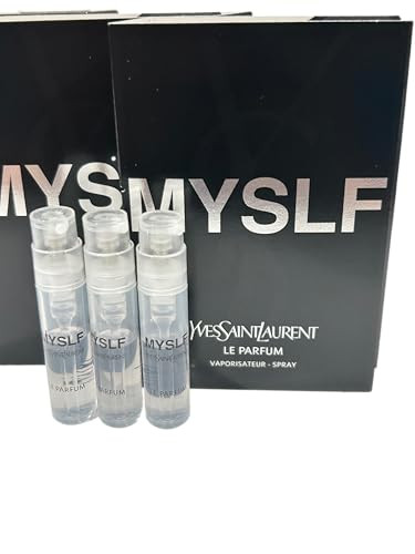 Yves Saint Laurent Myslf Le Parfum Ysl Sample Spray Perfume Trial Size Partially Filled 1.2 Ml Set Of 3