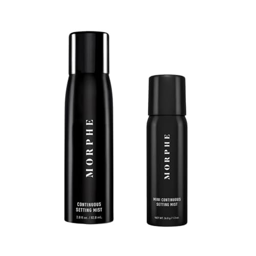 Morphe Continuous Setting Spray For Makeup With A Radiant Finish + Morphe 2.8 Fl Oz