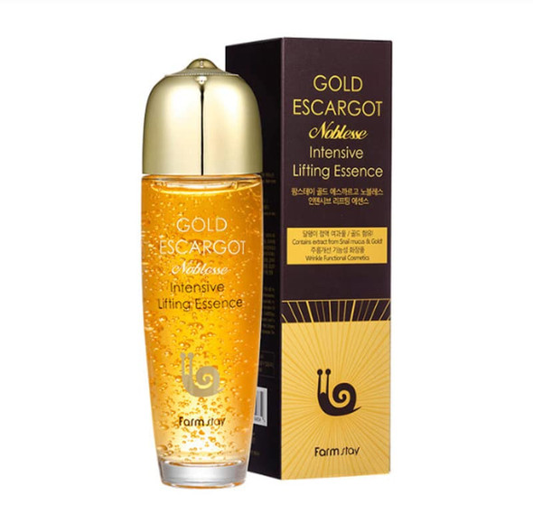 Farmstay Gold Escargot Noblesse Intensive Lifting Essence /Skin ElasticitySkinAging/KoreaBeauty 150Ml