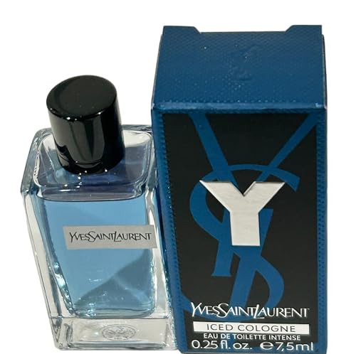 Yves Saint Laurent Ysl Y Iced Cologne Men Perfume Parfum Mini Edp Splash On 7.5 Ml