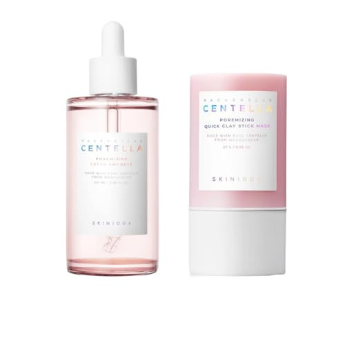 Skin1004 Madagascar Centella Poremizing Fresh Ampoule And Poremizing Quick Clay Stick Mask 100Ml