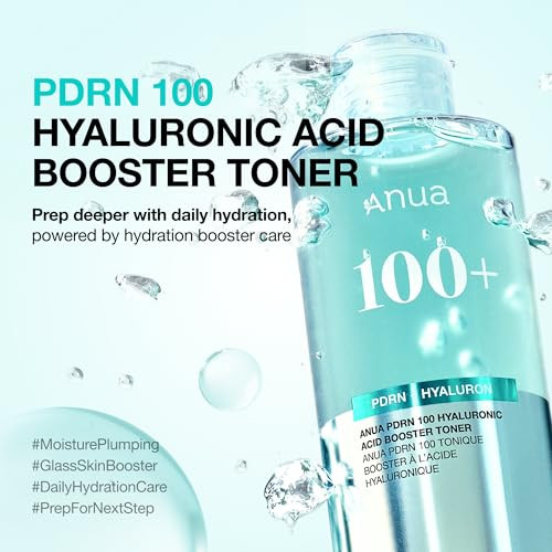 Anua Pdrn 100 Hyaluronic Acid Booster Toner Hydrating Face Toner For Dry 8.45 Fl Oz