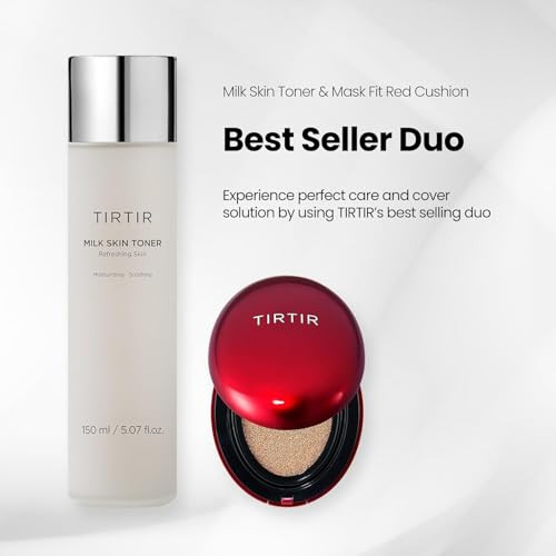 Tirtir Mask Fit Red Cushion 24N Latte + Milk Skin Toner 150Ml