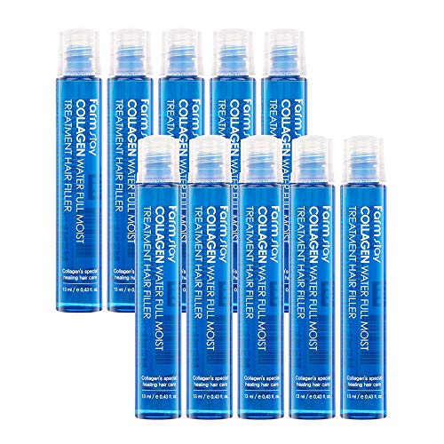 Farmstay Collagen Water Full Moist Treatment Hair Filler Hydrating Haircare Product Serum 10 Pc