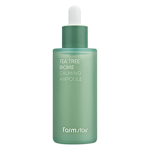Farmstay Teatree Biome Calming Ampoule Face Serum Korean Skin Care Calming And 1.69 Fl. Oz