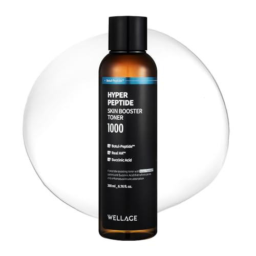 Wellage Hyper Peptide Skin Booster Face Toner Peptide Pha AntiAging Wrinkle Reduction 6.76 Fl.Oz
